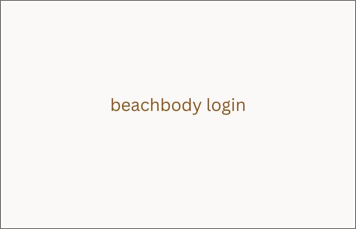 beachbody login